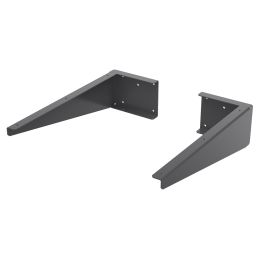 Anthracite Wall Mounting Brackets for Furniture Worktop