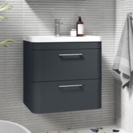 Fairford Flow 600mm 2 Drawer Wall Hung Vanity Unit