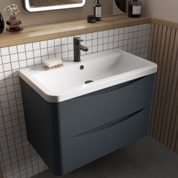 Fairford Eclipse 800mm 2 Drawer Wall Hung Vanity Unit