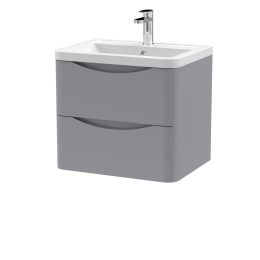 Fairford Eclipse 600mm 2 Drawer Wall Hung Vanity Unit