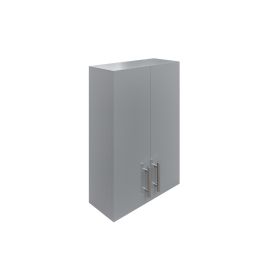 Fairford Connect 500mm Gloss Grey Wall Unit, 2 Door