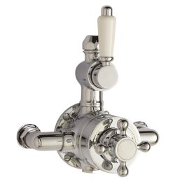 Fairford Hampden Exposed Thermostatic Shower Valve with Diverter, 2 Outlet