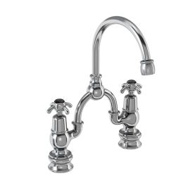 Burlington Anglesey 2 Hole Regent Arch Basin Tap with Various Finish Options and Sizes