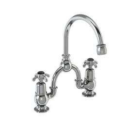 Burlington Anglesey 2 Hole Arch Basin Tap with Various Finish and Size Options