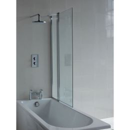 Britton Bathrooms 6mm Bath Screen with Fixed Panel