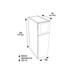 Fairford Select 200mm Toilet Roll Cabinet