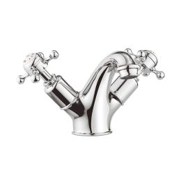 Crosswater Belgravia Crosshead Chrome Basin Mixer Without Waste