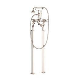 Crosswater Belgravia Nickel Bath Shower Mixer with Legs