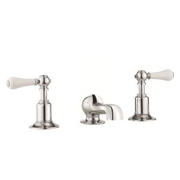 Crosswater Belgravia Lever 3 Hole Basin Mixer Without Waste