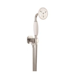 Crosswater Belgravia Shower Handset, Wall Outlet and Hose Nickel