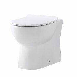 Fairford Palio Rimless Back To Wall Toilet with Slim Soft Close Seat