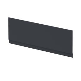 Fairford Satin Anthracite 1700mm Bath Panel with Plinth