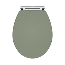 Fairford Lauren Satin Green Toilet Seat
