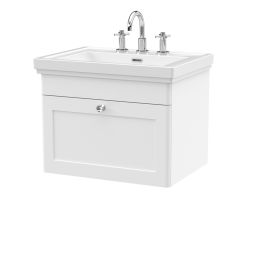 Fairford Laurel 2.0 600mm Wall Hung Vanity Unit - 3 Tap Hole
