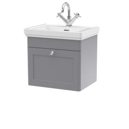 Fairford Laurel 2.0 500mm Wall Hung Vanity Unit - 1 Tap Hole