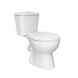 Fairford Tiber Close Coupled Toilet with Soft Close Seat