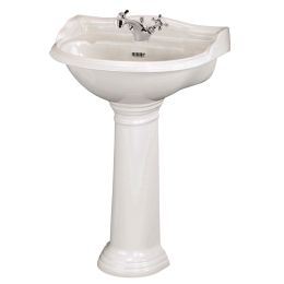Fairford Winchester Pro 600mm 1 Tap Hole Basin and Pedestal