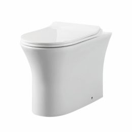 Fairford Tiene Rimless Back To Wall Toilet with Slim Soft Close Seat