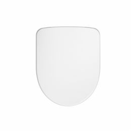 Twyford E100 Toilet Seat and Cover and Metal Top Fix Hinge White