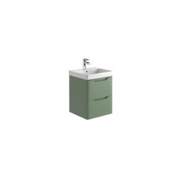 Fairford Meld 500mm Green Wall Hung Vanity Unit