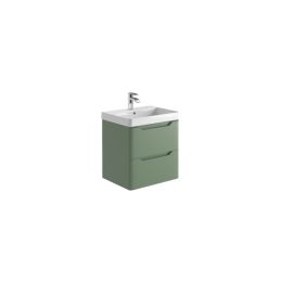 Fairford Meld 600mm Green Wall Hung Vanity Unit