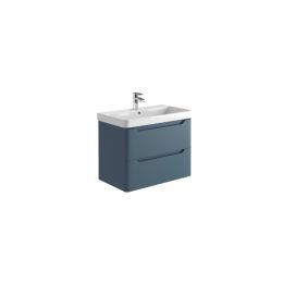Fairford Meld 800mm Blue Wall Hung Vanity Unit