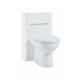 Fairford Meld 500mm Gloss White WC Unit