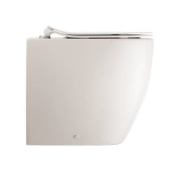 Crosswater Glide II Gloss White Back to Wall Rimless Toilet & Soft Close Seat