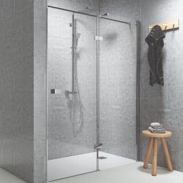 Fairford Halo8 Hinged Shower Door 8mm