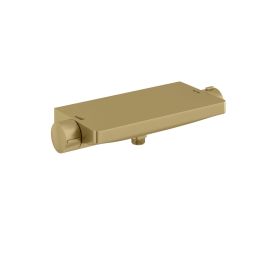 Britton Bathrooms Hoxton Thermostatic Shower Valve Body Brushed Brass