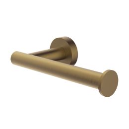 Britton Bathrooms Hoxton Toilet Roll Holder Brushed Brass