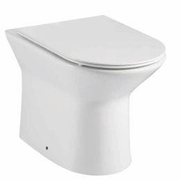 Fairford Paxton Rimless Back To Wall Toilet with Slim Soft Close Seat