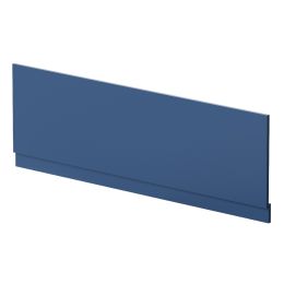 Fairford Satin Blue 1700mm Bath Panel with Plinth 
