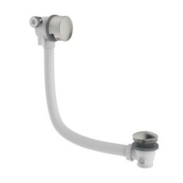 Crosswater MPRO Stainless Steel Click Clack Bath Overflow Filler with Waste