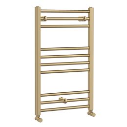Fairford Brushed Brass 800 x 500mm Towel Rail