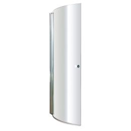 Fairford 6mm P Shaped Shower Bath Screen with Knob