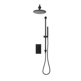 Fairford Element 7 Concealed Shower Kit with Overhead and Slide Rail Kit