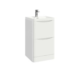 Fairford Carmel 500mm Floorstanding Vanity Unit with Countertop and Basin