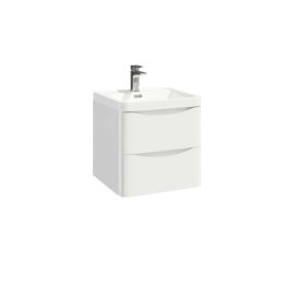 Fairford Carmel 500mm Wall Hung Vanity Unit with Countertop and Basin
