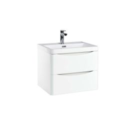 Fairford Carmel 600mm Wall Hung Vanity Unit with Countertop and Basin