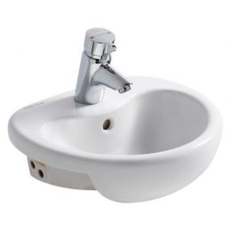 Armitage Shanks Contour 21 Semi Recessed Basin - 400mm Wide - 1 Tap Hole - White