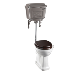 Burlington Standard Low Level Toilet with 440 Chrome Cistern