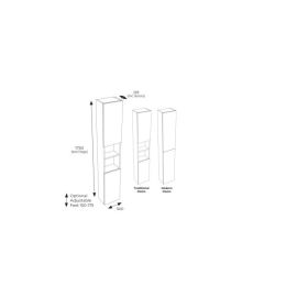 Fairford Select 300mm Slimline Tower Unit