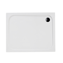 Fairford Deluxe Rectangular Shower Tray, Corner Waste-900mm x 800mm