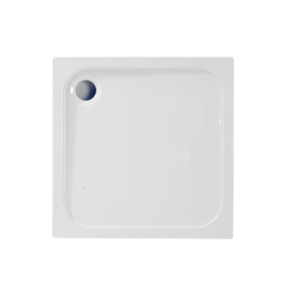 Fairford Deluxe Square Shower Tray, Corner Waste-760mm x 760mm