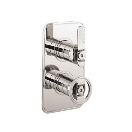Crosswater UNION 1 Outlet 2 Handle Concealed Thermostatic Shower Chrome
