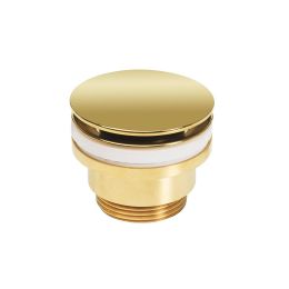 Crosswater Universal Unlacquered Brass Click Clack Basin Waste