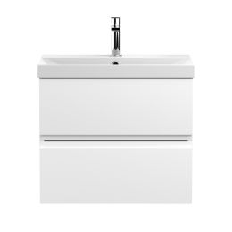 Fairford Finesse 600mm Satin White Wall Hung Vanity Unit