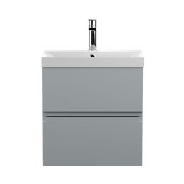 Fairford Finesse 500mm Satin Grey Wall Hung Vanity Unit