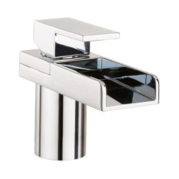 Crosswater Water Square Basin Mixer with Lights